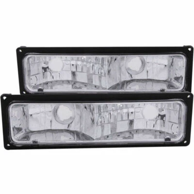 Luces de estacionamiento ANZO Euro negras para Chevrolet C1500 1988-1998 Foto 1 de 4