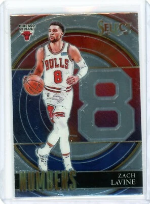 2021-22 Panini Select Numbers Zach LaVine #39 Chicago Bulls - Image 1 of 2