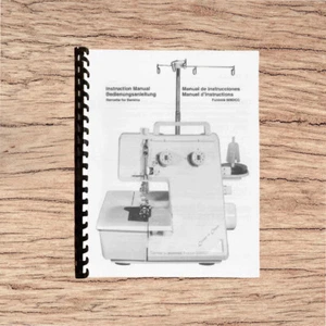 Peine Bernina Bernette Funlock 009DCC manual de instrucciones impreso manual encuadernado - Imagen 1 de 8