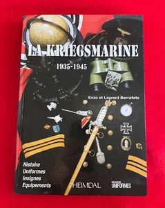 Scarce La Kriegsmarine 1935-1945 Kriegsmarine French Language HC Reference Book - Picture 1 of 6