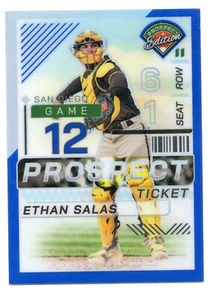 2024 Panini Prospect Edition - Ethan Salas #195 (RC) Blue /199 - Picture 1 of 2