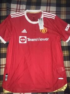 Manchester United Fußball Trikot Adidas Herren Small Neu Home Rot H31090 Neu mit Etikett - Bild 1 von 6