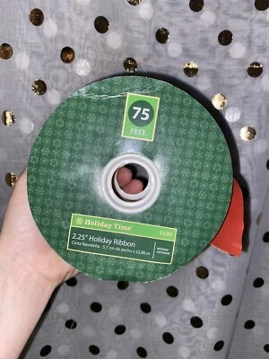 Holiday Time Holiday Ribbon 75 Feet - Image 1 of 3