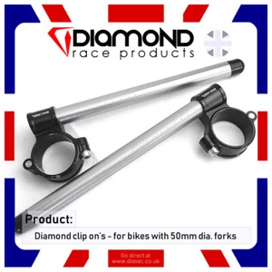 Diamond Race Products - 50mm Clip Lenker Satz - Für : RSV1000 2006-2009 - Picture 1 of 7