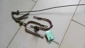 OLD ROD BRAKE SPARE PARTS OLD BICYCLE FIXING BY CLAMPS TO FRAME ANTICHI - Picture 1 of 4