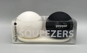 Flip & Tumble Squeezers Salz und Pfefferstreuer Set Designed in CA NEU - Bild 1 von 6