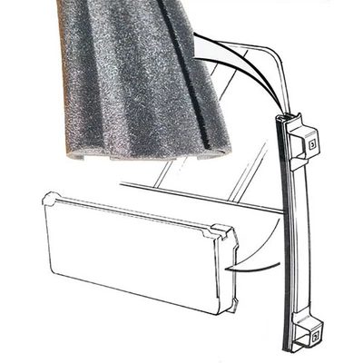 Ford Bronco 1978-96; puerta trasera lateral inferior vidrio funciona Foto 1 de 2