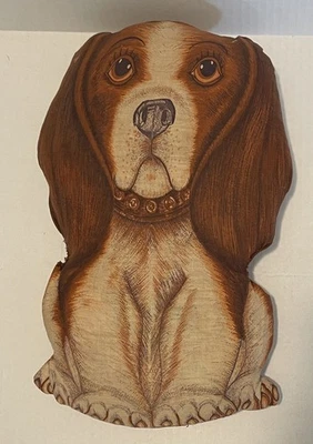 Almohada vintage Bassett Hound para perro corte y costura Foto 1 de 4