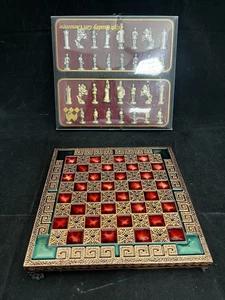 Manopoulos Greek Chess Set High Quality Metal Pieces Used with Board K5 - Picture 1 of 6