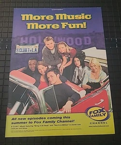 S Club 7 In LA Fox Family Channel Print Ad 2000 8X11 Vintage - Bild 1 von 1