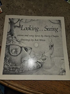 Harry Chaplin Looking… Seeing Rob White Illustrations 1975. 1st/1st PB RARE - Picture 1 of 8