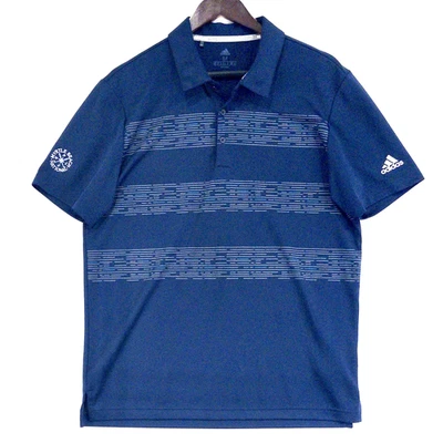 Adidas Men's M Golf Polo Navy Stripe Myrtle Beach National - Image 1 of 4
