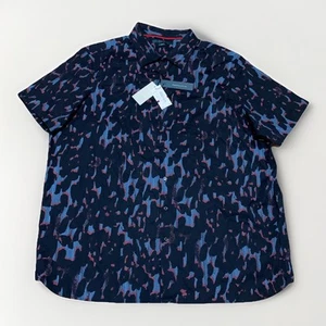 Perry Ellis Stretch Men's 2X Short Sleeve Shirt NEW - Picture 1 of 12
