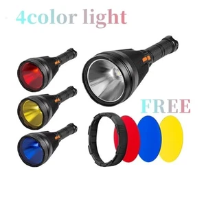 Adjustable Brightness Emergency Torch High Lumens Strong Light Searchlight - Picture 1 of 11
