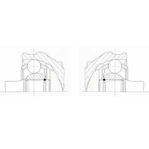 2x SPIDAN Gelenksatz Antriebswelle hinten für BMW 7er E32 E23 5er E34 E28 - Bild 1 von 5