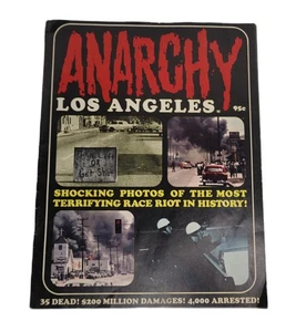 Anarchy Los Angeles Magazine 1965 Kimtex Corp Watts Race LA Riots Violence War - Picture 1 of 18