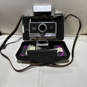 Vintage Polaroid 360 Land Camera Lens Zeiss Ikon With Close Up / Portrait Kits - Picture 1 of 10