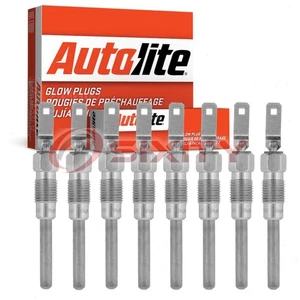 8 pc Autolite Diesel Glow Plugs for 1995-1999 Chevrolet K1500 Suburban dv - Picture 1 of 5