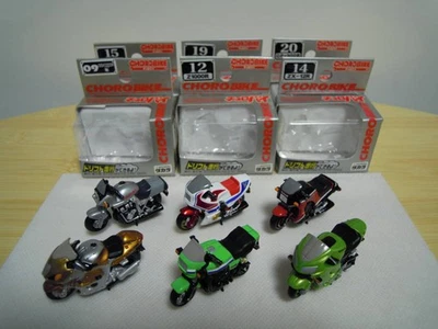 CHOROBIKE 6 unit set 09 Hayabusa 12 Z1000R 14 ZX-12R 15 Katana 19 CB1100R 20 - Image 1 of 4