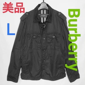 BURBERRY Gr.L Jacke schwarz Nova Check - Bild 1 von 10