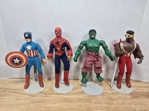 Vintage MEGO MARVEL Lot SPIDER-MAN, HULK, CAPTAIN AMERICA, FALCON 70'S - Picture 1 of 14
