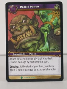 Deadly Poison - Heroes of Azeroth - 95/361 - NM - Uncommon - A - Picture 1 of 4