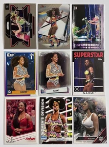 Lote Naomi 2021 Topps Chrome WWE 2016 Topps Heritage 2013 RAW Wrestling - Imagen 1 de 7
