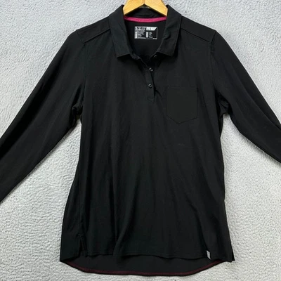 Camisa polo de golf 5.11 Tactical Pima mezcla de algodón para mujer grande negra rugby elástica Foto 1 de 4