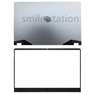 for MSI GE76 GP76 MS-17K2 MS-17K3 17.3"Silver Laptop LCD Back Cover+Front Bezel - Picture 1 of 3