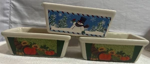 Nantucket 3er Set Backform Laib Brot Sonnenblume Füllhorn Weihnachten - Bild 1 von 7