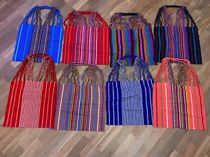 Chiapas Hammock Bag, Artisanal Eco-Friendly Handwoven Tote, Shopping Bag, NEW - Picture 1 of 8