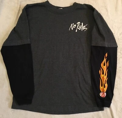 Vintage No Rules Basketball 2 Side Long Sleeve T Shirt Youth Size Large EUC - Image 1 of 4