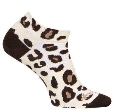 Socks - SockGuy - Fuzzy Leopard S/M Women's 1" Cycling/Running NEW - Image 1 of 4