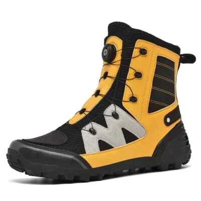 Botas de motocicleta para hombre Zapatos informales Cuero de microfibra Botas de equitación de motocross  Foto 1 de 4