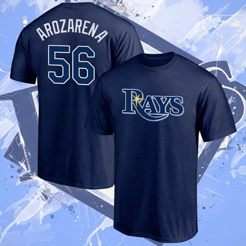HOT!!! Randy Arozarena #56 Player Name Tampa Bay Rays Team 2023  T-Shirt Gift Cover