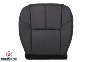 Chevy Suburban LT Z71 2010 - Cubierta de asiento de cuero de repuesto inferior del conductor negra - Imagen 1 de 13