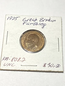 1925 Great Britain 1 Farthing - Picture 1 of 2