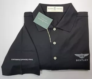 NEW NWT Men's M Fairway & Greene FG Bentley Continental Black Golf Polo Shirt - Picture 1 of 5