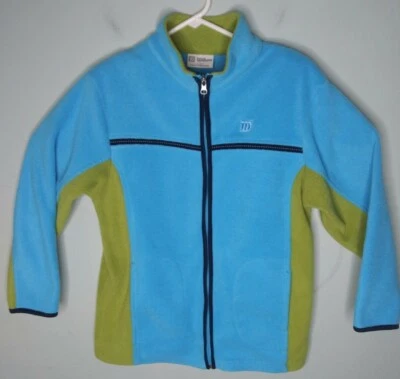 Vintage Wilson Fleece Jacket Full Zip Girls Size Large 14 - Image 1 of 4