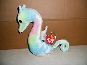 Ty Beanie Babies Neon The Sea Horse Plush Stuffed Toy, , 1999 - Picture 1 of 2