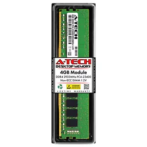 A-Tech 4GB PC4-23400 Desktop DDR4 2933 Non-ECC DIMM 288-pin Memory RAM - Picture 1 of 7
