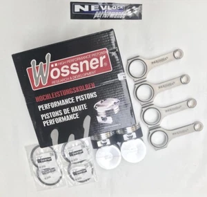 JUEGO DE PISTONES FORJADOS VAUXHALL CORSA A16LER / Z16LER 79.00MM WOSSNER CON VARILLAS - Imagen 1 de 1