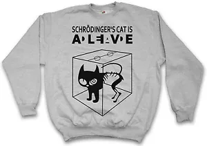 SUÉTER SUDADERA SCHRÖDINGER'S CAT IS ALIVE DEAD I SUÉTER - Schrödinger TV - Imagen 1 de 2