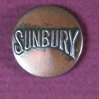 Bb Plated Iron Sunbury Antique Wobble Shank Overall Button Medium