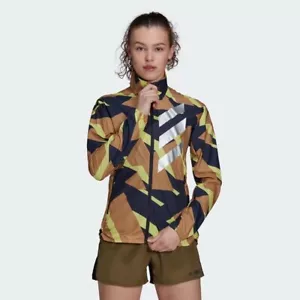 Adidas Terrex Parley Agravic Windbreaker Track Jacket Women's Large GU3869 NWT - Picture 1 of 5