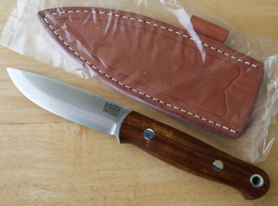 Bark River Bushcrafter Knife CPM-CruWear Blade Desert Ironwood Handle - Image 1 of 4