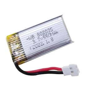 3.7V Lithium 550mAh 802035 Rechargeable 3.7V Pack for Drones - Picture 1 of 8