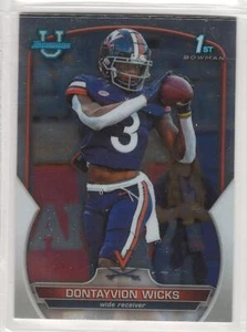 Dontayvion Wicks 2022 Bowman University Chrome RC #96 1st Bowman Virginia - Picture 1 of 1