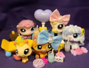 Littlest Pet Shop #1708 #1709 1710 1711 1712 festliche Freunde Geburtstag Party Katze - Bild 1 von 9