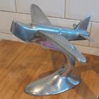 Vintage Sunderland Flugboot Wasserflugzeug Skulptur. Art Deco Aluminium Skulptur.